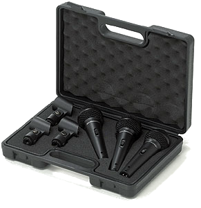 Behringer XM1800S комплект из 3 кардиоидных динамических микрофонов, 80-15000Гц,  держатели, кейс 