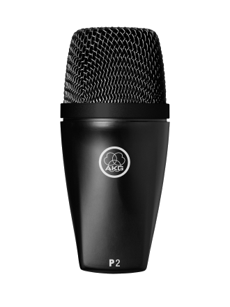 AKG P2 микрофон для озвучивания басовых инструментов и комбо динамический кардиоидный, разъём XLR, 20-16000Гц, 2,5мВ/Па 