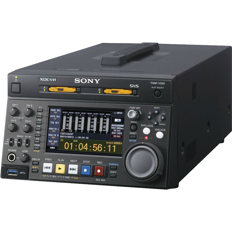 Сд дека. Видеорекордер Sony PMW-rx50. Компактный рекордер.