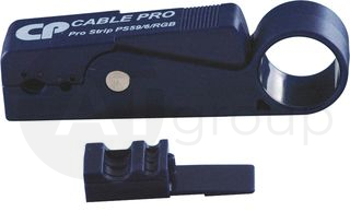 Кабельный стриппер для зачистки коаксиального кабеля RG59, RG6 и RGB/Mini Coax (22-26 AWG), для компресионных разъемов.